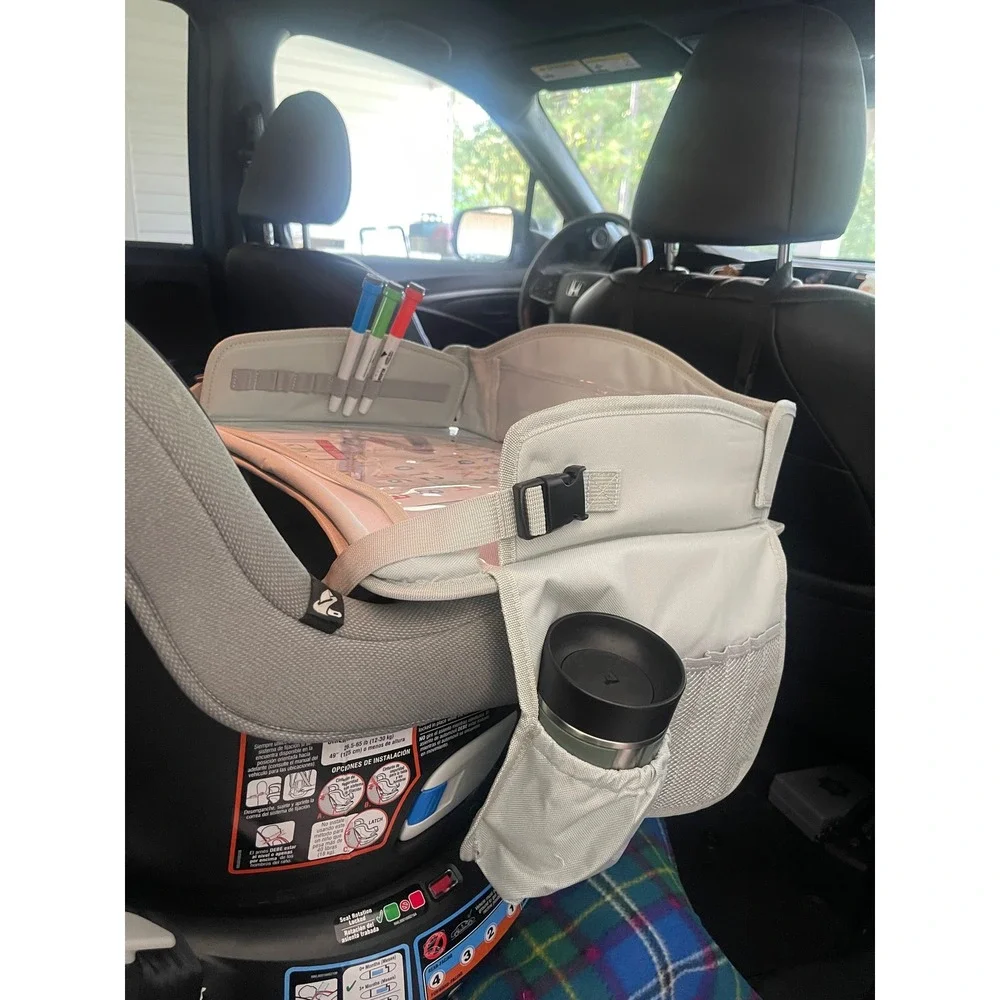 Kids Car Seat‎ Travel Tray Activity Lap Desk Snack Organizer Portable
